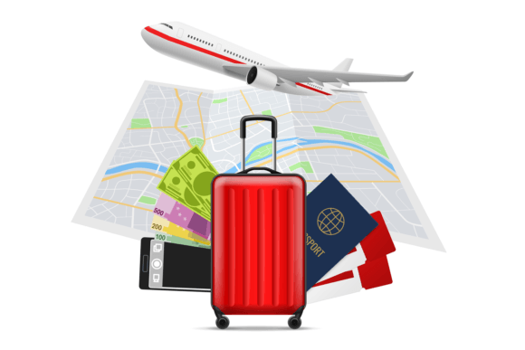 Download Tourism. Travel Banner. Suitcase, Map an - Travel Collection