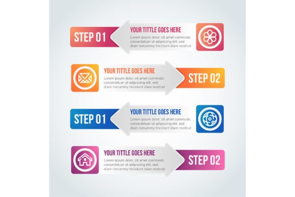 Download Arrow Rectangle Infographic - Infograph Collection