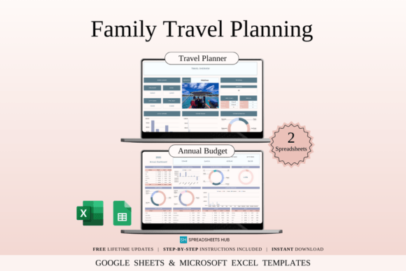 Download Family Travel Planning for Google Sheets - Travel Collection