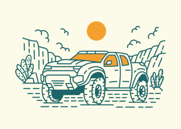 Download Western Desert Truck Journey - Journey Collection