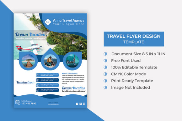 Download Creative Travel Flyer Template Design - Travel Collection