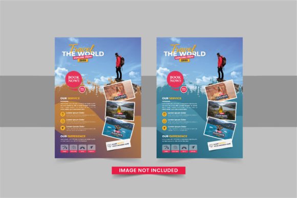 Download Travel Flyer or Poster Design Template - Travel Collection