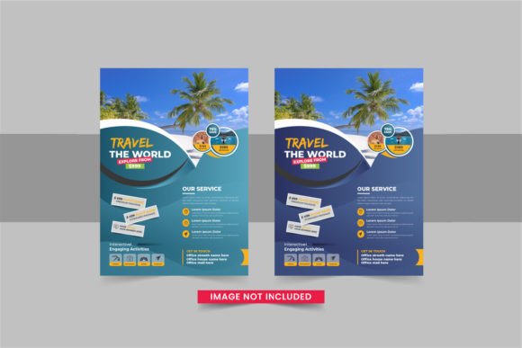 Download Travel Flyer or Poster Design Template - Travel Collection