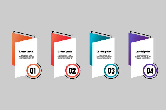 Download Set Colorful Abstract Business Infograph - Premium Bundle