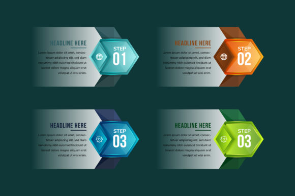 Download Arrow Infographic Hexagon Transparency - Infograph Collection
