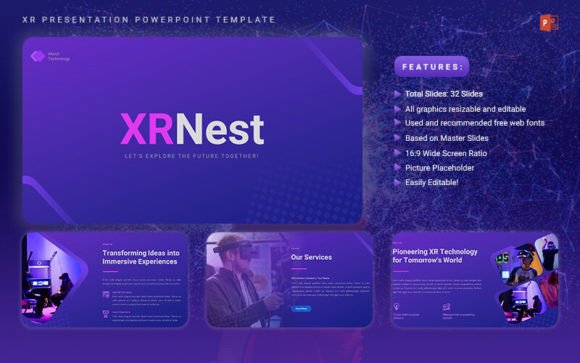Download XRNest - XR Presentation PowerPoint Temp - Powerpoint Collection