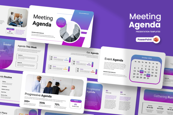 Download Meeting Agenda - PowerPoint Template - Powerpoint Collection